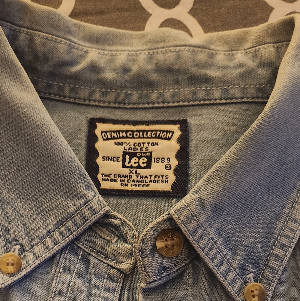 Lee Women's Light Blue Denim Shirt